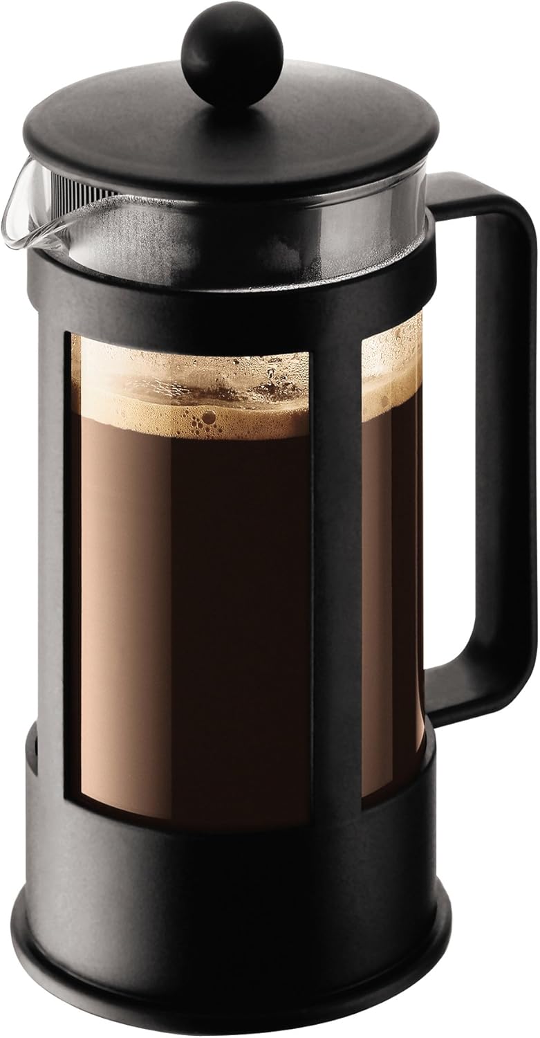 Kenya Cafetière à piston 3 tasses Noir, Plastique